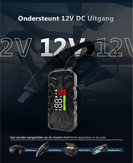 White-Label® Jumpstarter Accubooster Zwart