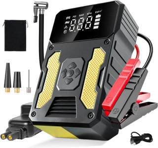 De White-Label® Jumpstarter met compressor in één oogopslag