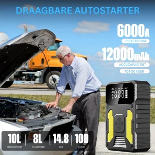 White-Label® Jumpstarter met compressor