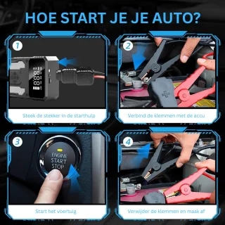 White-Label® Jumpstarter met compressor