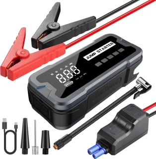 Woegel A2 12V Jumpstarter 24000mAh 4000A Zwart-grijs