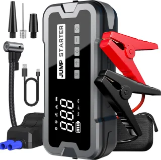 Woegel A2 12V Jumpstarter 24000mAh 4000A Zwart-grijs