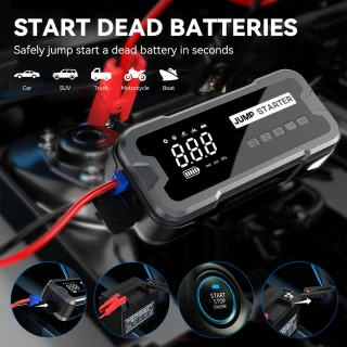 Woegel A2 12V Jumpstarter 24000mAh 4000A Zwart-grijs
