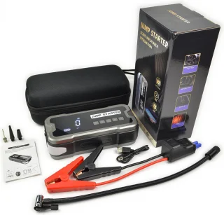 Woegel A2 12V Jumpstarter 24000mAh 4000A Zwart-grijs