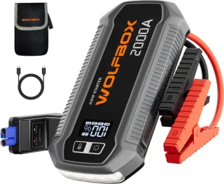 WOLFBOX Jumpstarter 2000A 12V starthulp