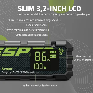 Yesper Armor Jumpstarter 12V 20.000mAh
