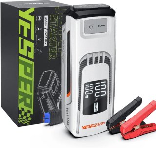 De Yesper FAST MAX Jumpstarter 27.000 mAh Accubooster 12V in één oogopslag