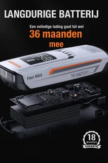 Yesper FAST MAX Jumpstarter 27.000 mAh Accubooster 12V