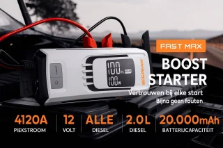 Yesper FAST MAX Jumpstarter 27.000 mAh Accubooster 12V