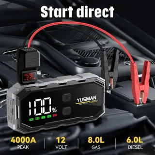 Yusman Jumpstarter 4000A 12800mAh Powerbank