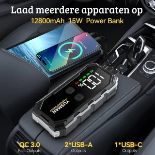 Yusman Jumpstarter 4000A 12800mAh Powerbank