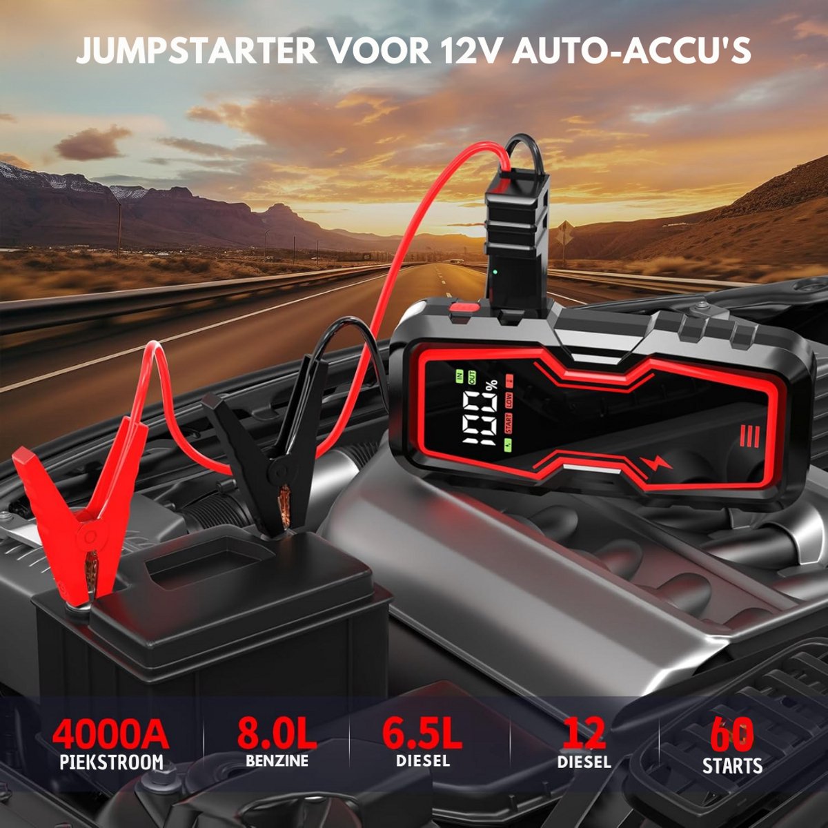 ZRSS® 12V Jumpstarter Accu Booster
