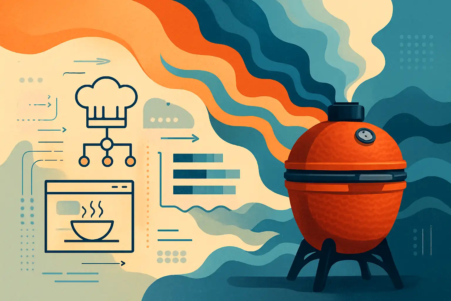Algoritme-recepten voor de kamado: laat slimme software je perfecte rookprofiel ontwerpen