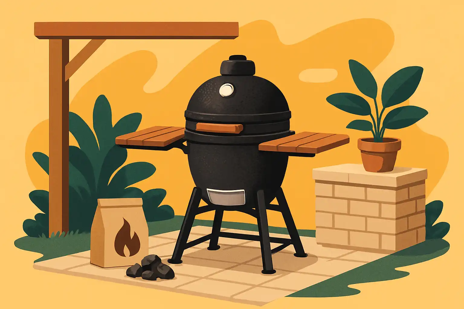 Budgetmakeover: zo bouw je een stijlvolle kamado-plek onder €500