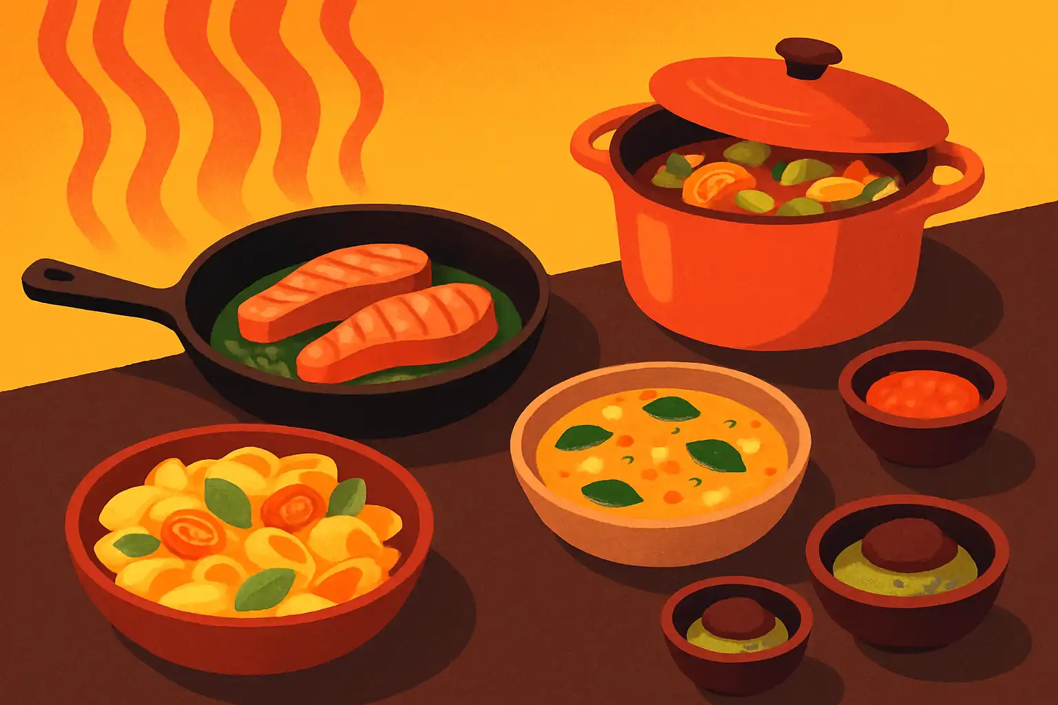 Koken met restwarmte: vijf verrassende gerechten die je maakt nadat het vuur gedoofd is