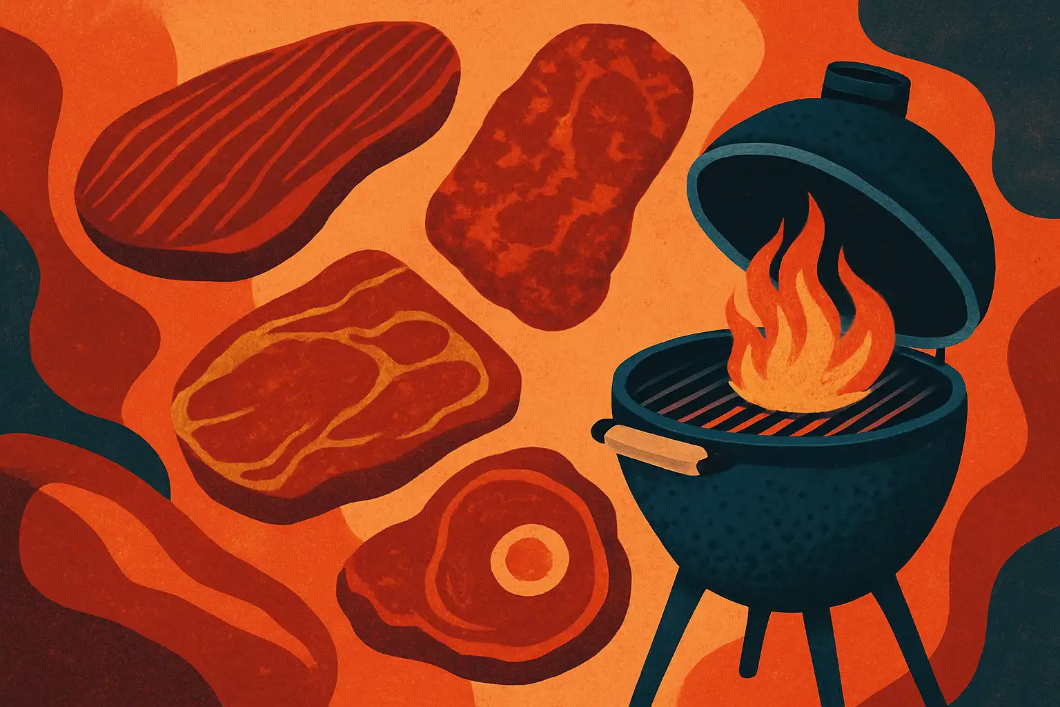 Vergeten vleesdelen op de kamado: van bavette tot wang — verrassende recepten en technieken