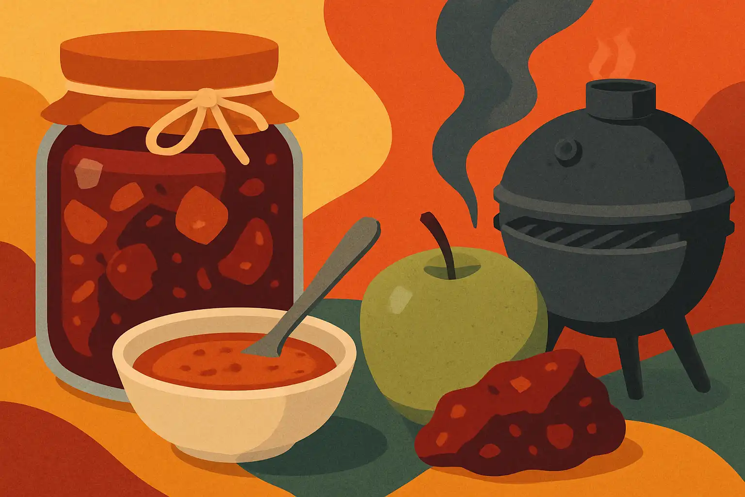Zo maak je restaurantwaardige confituren en chutneys op de kamado: zoet, zuur en rooksmaak in perfecte balans