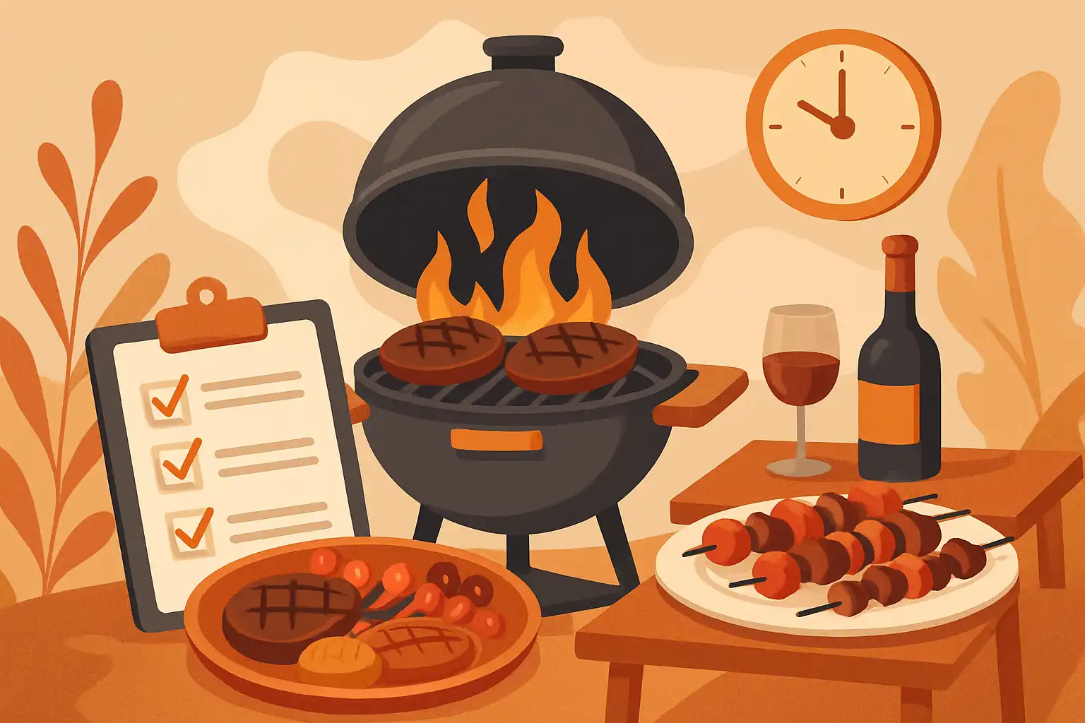Zo organiseer je het ultieme kamado-feest: menu, timing en stressvrije voorbereiding