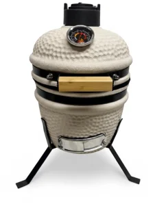 Compleet - Own Grill 13 inch kamado barbecue V2 creme met heatdeflector