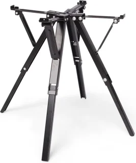 Yakiniku - BBQ Kamado 13 Inch Compact met Draagbaar Onderstel - Keramiek - Zwart
