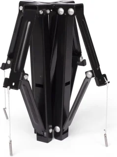 Yakiniku - BBQ Kamado 13 Inch Compact met Draagbaar Onderstel - Keramiek - Zwart