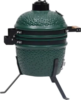 vidaXL Rokersbarbecue - Rokersbarbecues - Kamado - Kamados - Kamado barbecue 56 cm keramiek groen