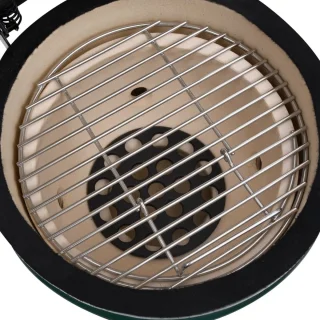 vidaXL Rokersbarbecue - Rokersbarbecues - Kamado - Kamados - Kamado barbecue 56 cm keramiek groen
