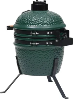 vidaXL Rokersbarbecue - Rokersbarbecues - Kamado - Kamados - Kamado barbecue 56 cm keramiek groen