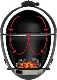Apache Grill Kamado BBQ 21 inch Zwart