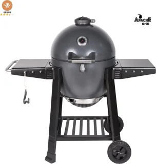 Apache Grill Kamado BBQ 21 inch Zwart