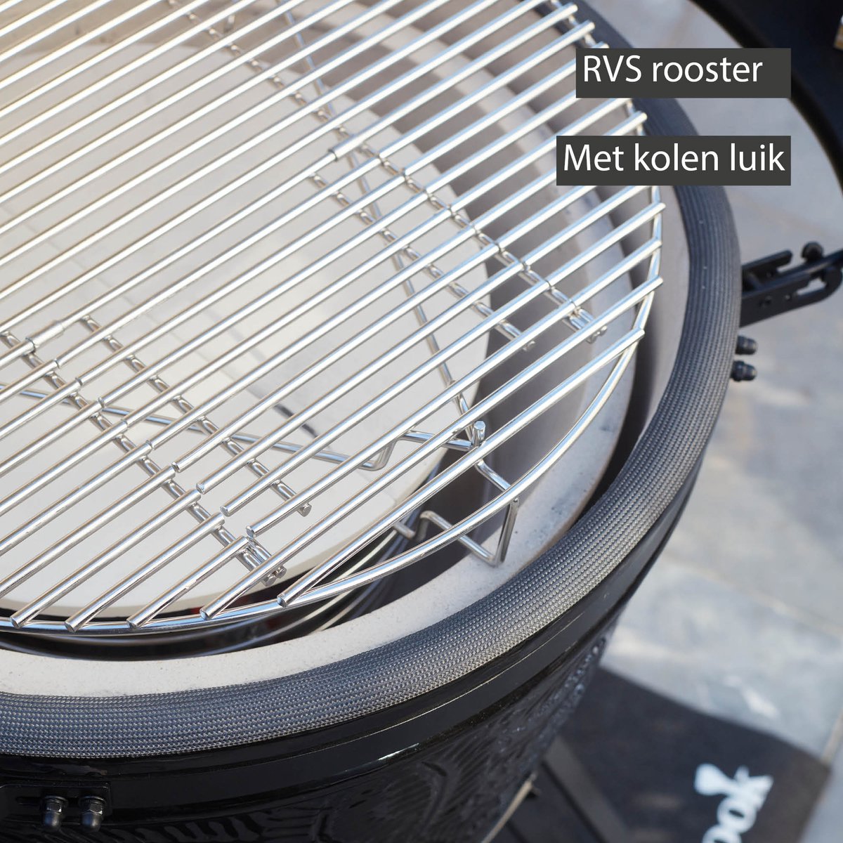 Barbecook Kamal 53 Kamado BBQ met onderstel en zijtafels