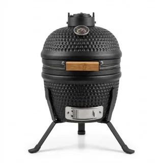 De Benson Garden Kamado Barbecue 13 inch Mat Zwart in één oogopslag