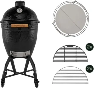 Big Green Egg Onyx Large Master Set — premium kamado met stijlvolle Onyx‑afwerking