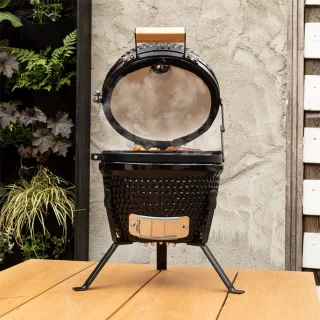 BluMill Kamado BBQ Egg 13 Inch Zwart Ø 27cm