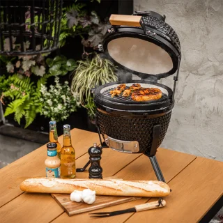 BluMill Kamado BBQ Egg 13 Inch Zwart Ø 27cm