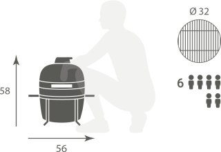 Boretti Ceramica Compact Compleet Grillset