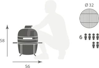 Boretti Ceramica Compact Compleet Grillset