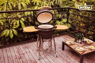 Buccan Sunbury Smokey Egg Large Zwart