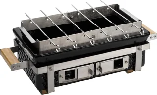 Buitenkado Hibachi Tafelgrill 55x22x16cm Zwart