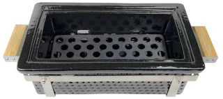 Buitenkado Hibachi Tafelgrill 55x22x16cm Zwart