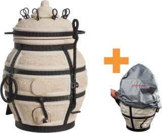 De Don Sarmat Keramische tandoor - Houtoven BBQ in één oogopslag