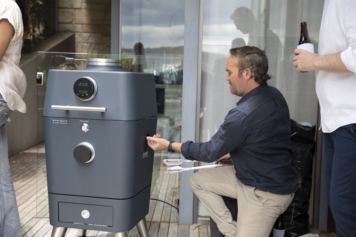 Everdure 4K Houtskoolbarbecue Antraciet by Heston Blumenthal