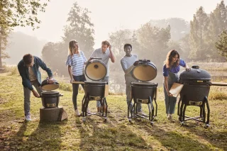 Grill Guru Kamado Barbecue Original Large ø47cm Grijs