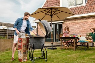 Grill Guru Kamado Barbecue Original Large ø47cm Grijs