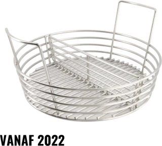 Grill Guru Large Charcoal Basket RVS Kamado 2022