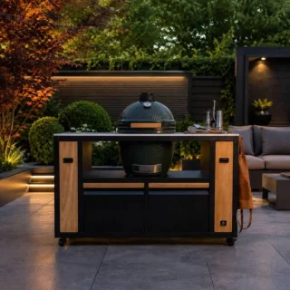 Grillnest buitenkeuken met Monolith kamado grill