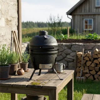 Wat vinden we goed aan de HEAT Fyregg 13 Kamado Barbecue zwart