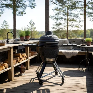 Wat vinden we goed aan de HEAT Fyregg 18 Inch Kamado Barbecue