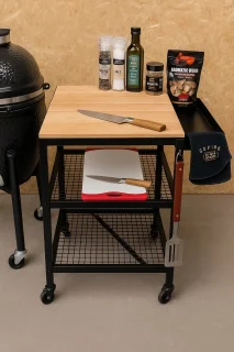 Het BBQ Huis Buitenkeuken Module 60x60cm Zwart Glans