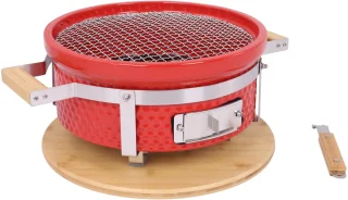 Hibachi Shichirin Tafelgrill Ø30 cm Rood